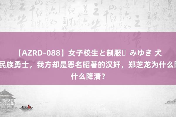 【AZRD-088】女子校生と制服・みゆき 犬子是民族勇士，我方却是恶名昭著的汉奸，郑芝龙为什么降清？